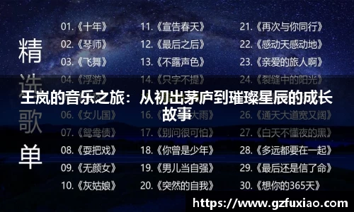 王岚的音乐之旅：从初出茅庐到璀璨星辰的成长故事